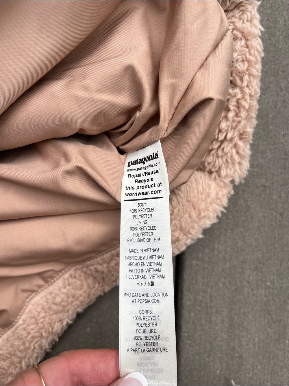Patagonia Women’s Los Gatos Vest- Pampas Tan size XS NWT - Picture 4 of 6